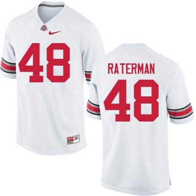 Men's Ohio State Buckeyes #48 Clay Raterman White Nike NCAA College Football Jersey Latest TVU5744YU